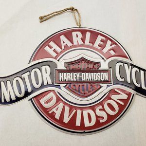 NEW HARLEY-DAVIDSON TIN METAL SIGN GARAGE  RETRO STYLE